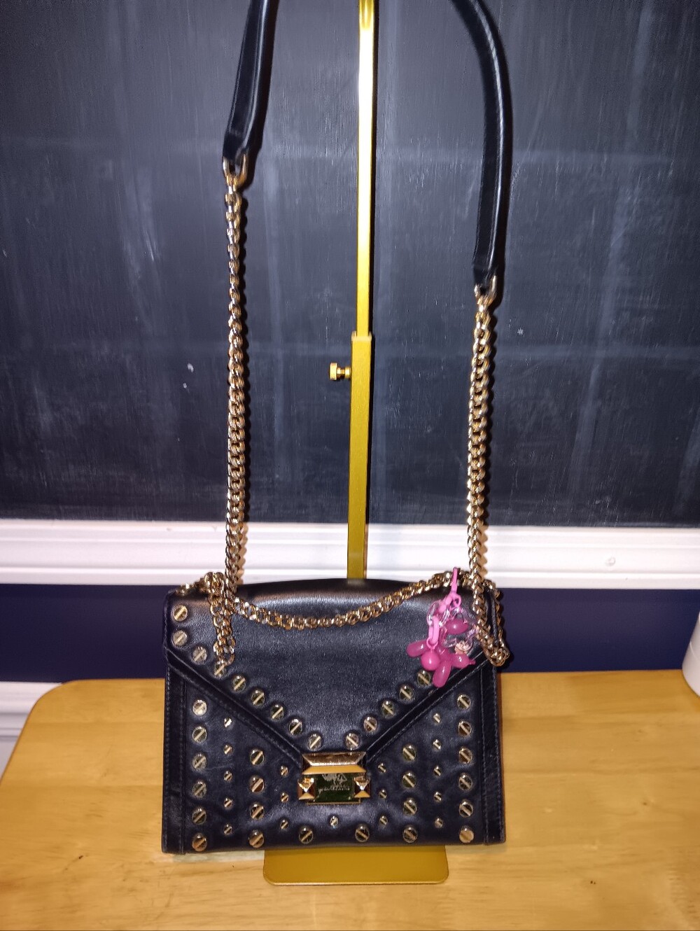 Michael Kors Rivet Leather Crossbody Bag